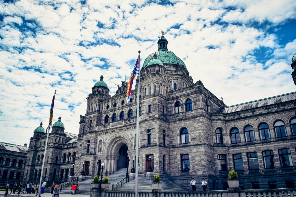 The British Columbia Parliament Buildings Victoria