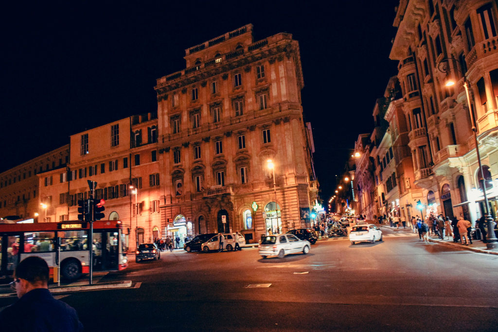 rome at night